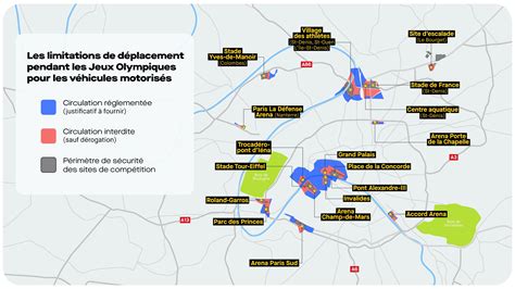 Jeux paralympiques 2024 : la carte des restrictions de circulation .